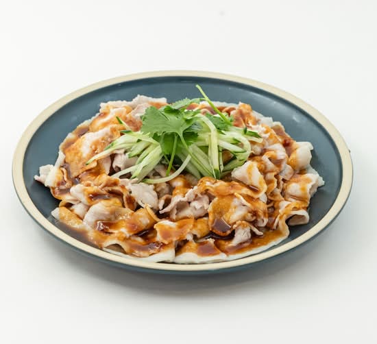 Sliced Pork Belly with Garlic Sauce / 蒜泥白肉